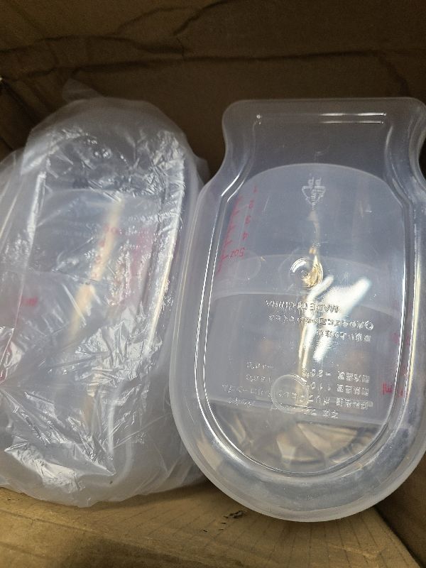 Photo 1 of 4 Pcs Set Rice Dispenser Storage Containers, 10 Lbs Small Rice Bucket with Measuring Cup & Pour Spout, Kitchen Plastic Airtight Container for Cereal, Grain, Flour, Sugar, Oatmeal, Dry Pet Dog Food