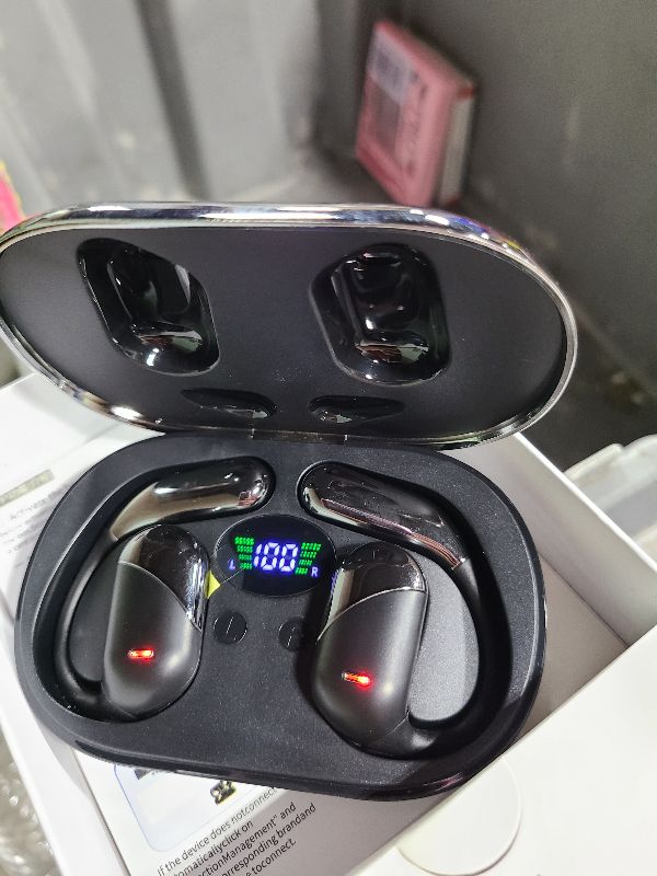 Photo 1 of AI Translation Earbuds Real Time, 3-in-1 Translator Earbuds Audifonos Traductores Inglés Español, 144 Languages & Accents, Open Ear Wireless Ear Buds Bluetooth with Charging Case fit iOS & Android