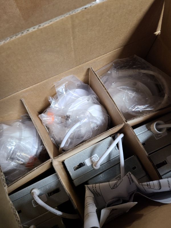 Photo 1 of Wembanma 3 Inch LED Recessed Lights, Dimmable Gimbal Lights with Night Light, 360° Rotation, 8W+3W, Canless, ETL Certified, Perfect for Soffit, Kitchens, Hallways, and Indoor Use, White, 6 Pack