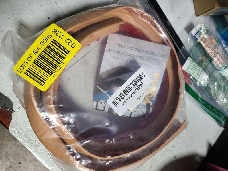 Photo 1 of Vinyl-Door-Thresholds-Ramps Floor-Transition-Strip 36 inch, Threshold 1/2'' ~ 3/5'', Thresholds-Ramps for Doorways, Transition Strips for Doorways/Carpet/Tile (Light Brown)