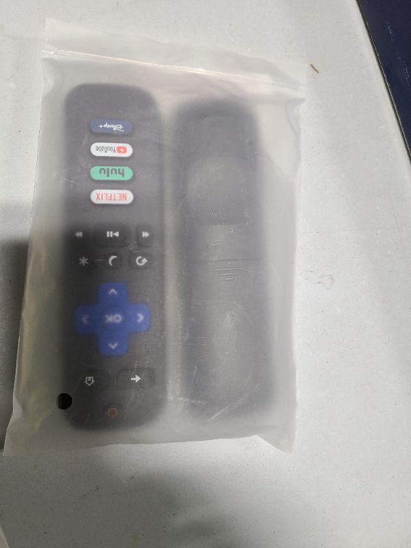 Photo 1 of (Pack of 2) Replacement-Remote-Control for Roku-TV,Compatible for TCL Roku/Hisense Roku/Onn Roku/Philips Roku Smart TVs(Not for Roku Stick and Box)