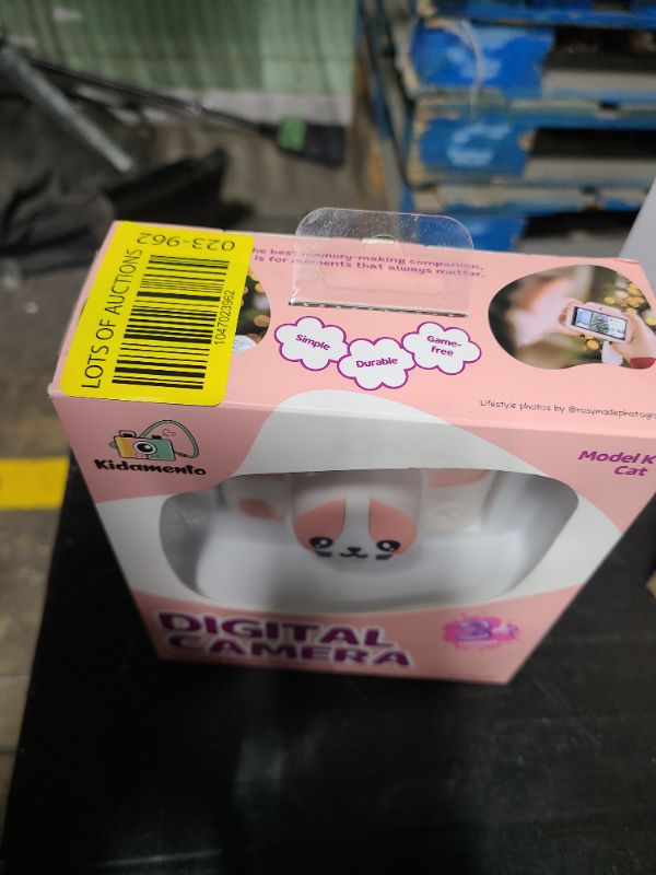 Photo 1 of Kidamento Kids Digital Camera & Video Camcorder with Touchscreen, Soft Silicone Casing, Detachable Lens Cap, 32GB Memory Card - Model K Meowie The Cat