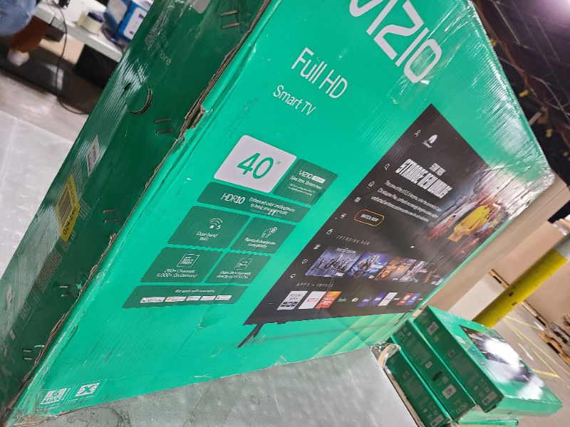 Photo 1 of VIZIO 40-inch Full HD 1080p Smart TV with DTS Virtual: X, Alexa Compatibility, Google Cast Built-in, Bluetooth Headphone Capable, (VFD40M-08 New)