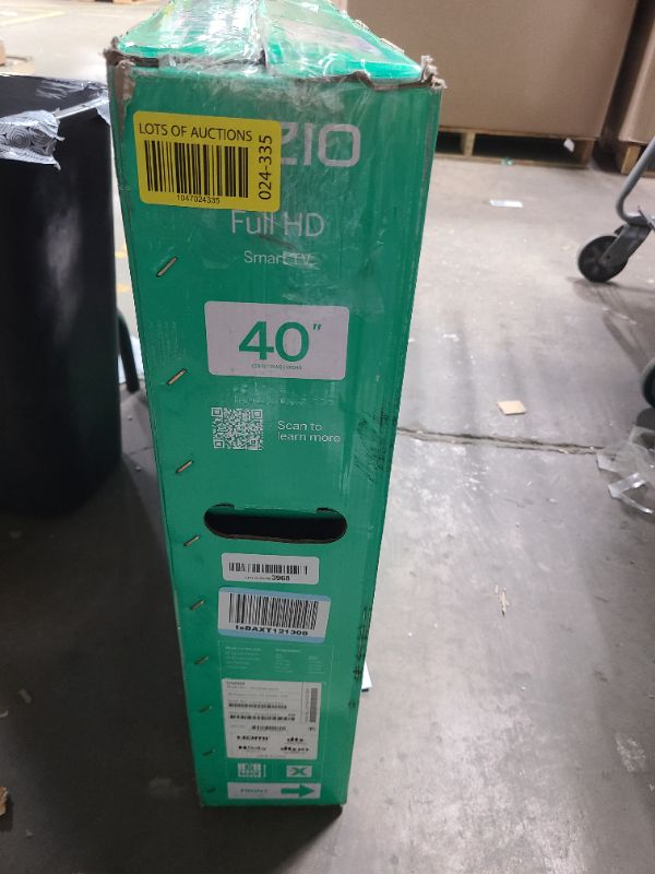 Photo 1 of VIZIO 40-inch Full HD 1080p Smart TV with DTS Virtual: X, Alexa Compatibility, Google Cast Built-in, Bluetooth Headphone Capable, (VFD40M-08 New)