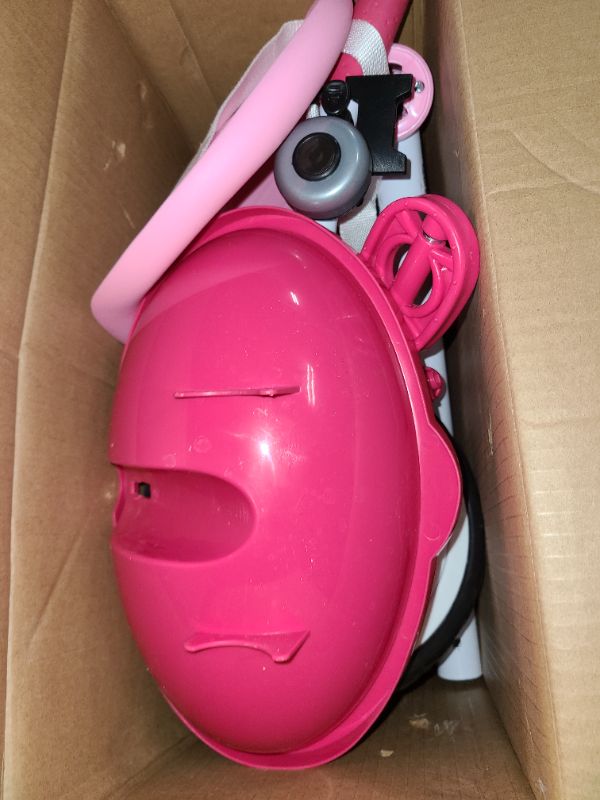 Photo 1 of Liberry 2 in 1 Toddler Tricycle Age 2 3 4 Years Old, Kids Trike with Adjustable Push Handle, Bell & Basket, 3 Wheel Bike Riding Toy Birthday for Girls Boys, Pink