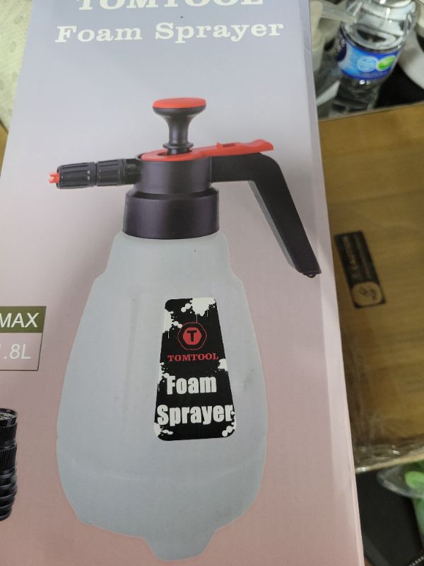 Photo 1 of Foam Sprayer, Foaming Pump Blaster Hand Pressure Snow Foam Cannon Water Blaster, Hand Pressurized Soap Sprayer Manual Foam Cannon Car Wash