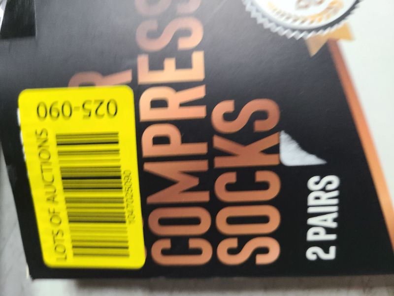Photo 1 of Doctor's Select Copper Plus Size Compression Socks Wide Calf - 2 Pairs | 20-30mmHg Extra Wide Calf Compression Socks Women | Compression Socks for Women Plus Size for Traveling & Running | Compression Socks Men Wide Calf | Black & White