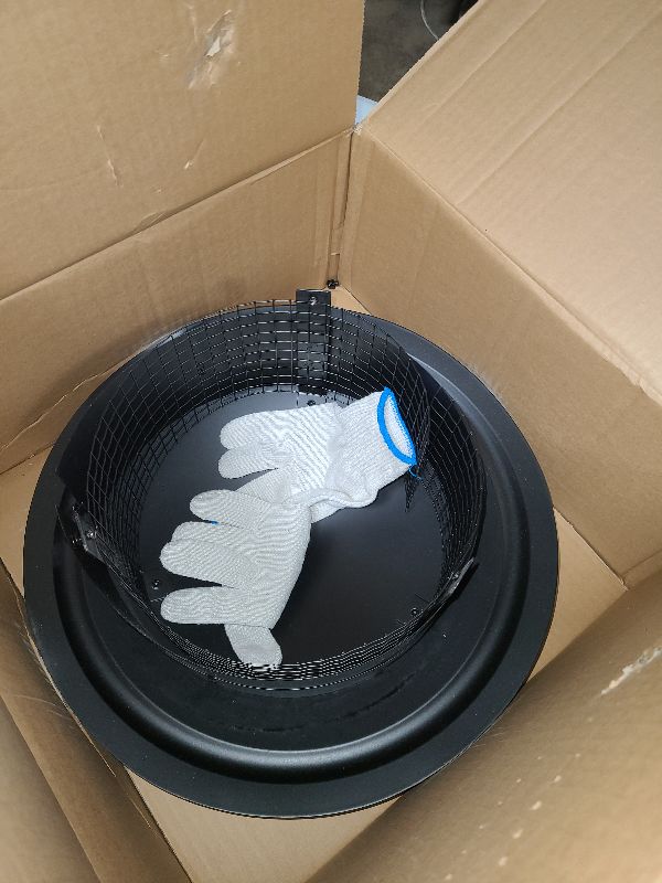Photo 1 of 10 Inch Round Chimney Cap,Round Rain Cap,Black Stainless Steel Chimney Cap,More Secure Chimney Protection Round Rain Cap,Easier to Install Black Chimney Rain Cap,More Solid and Reliable Round Rain Cap