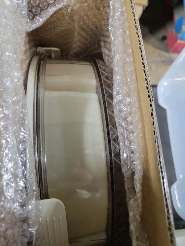 Photo 1 of Divided Rotating Serving Tray with Lid and Handle, Portable Snackle Box for Fruits Snacks Veggie Charcuterie, Clear Snack Spinner Organizer and Fridge Storage Container for Adults Child (1PCS,12" L