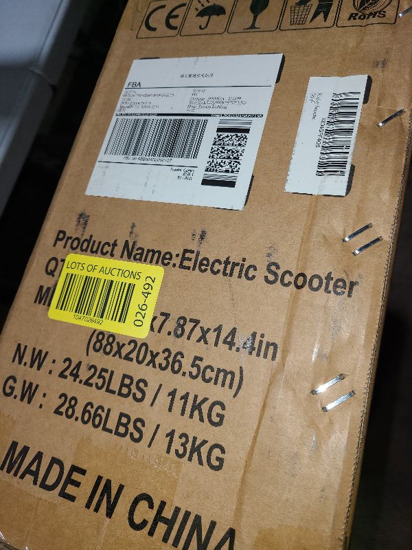 Photo 1 of Electric Kick Scooter,3 Adjustable Height & Speed,350W Motor,8.5'' Solid Tires,Max 15 Mph Speed,Foldable Electric Scooter for Family (Cool Pedal Lights & LED Display)-Dark Green