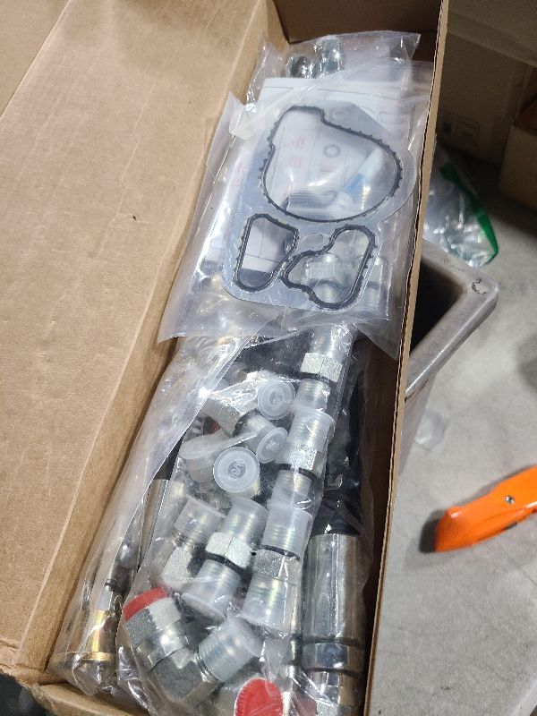 Photo 1 of High Pressure Oil Pump HPOP Master Service Kit & Hoses Lines & Crossover Kit for Ford 7.3L Powerstroke Diesel engines F-series E-series Excursion 1999 2000 2001 2002 2003 Complete Set 38 PCS