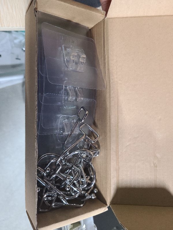 Photo 1 of Adhesive Hooks for Hanging Heavy Duty Wall Hooks Self Adhesive Towel Coat Hooks Waterproof Transparent Hooks for Bathroom Shower Kitchen Keys Door Outdoor Home Improvement Utility Hook 18 Pack