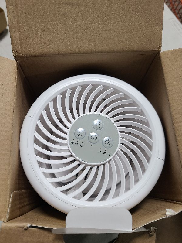 Photo 1 of Air Purifiers for Bedroom, FULMINARE H13 True HEPA Air Filter, Quiet Air Cleaner With Night Light,Portable Small Air Purifier for Home, Office, Living Room
