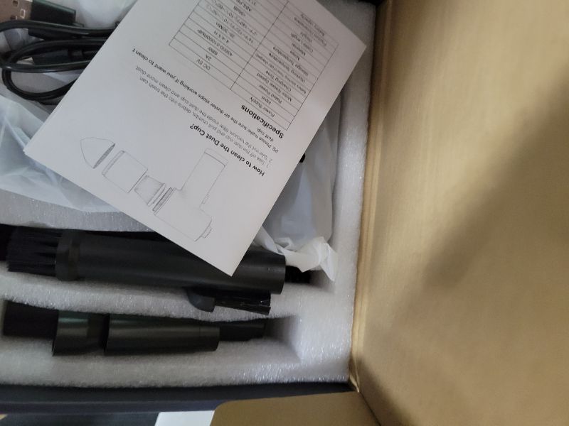 Photo 1 of Compressed Air Duster - 3-Speed ??Adjustable 200000RPM Electric Air Duster with LED Light,Rechargeable Cordless for Computer Keyboard Equipment Cleaning Fast Charging