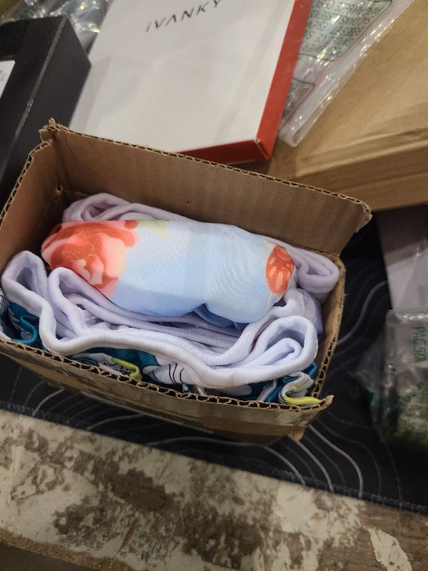 Photo 1 of 3 Pack Washable Dog Diapers Female,Reusable High Absorbent Doggie Diaper,No-Leak Puppy Panties for Girl Doggy in Heat Cycle,Period,Incontinence,Excitable Urination(Flower Sea, Small)