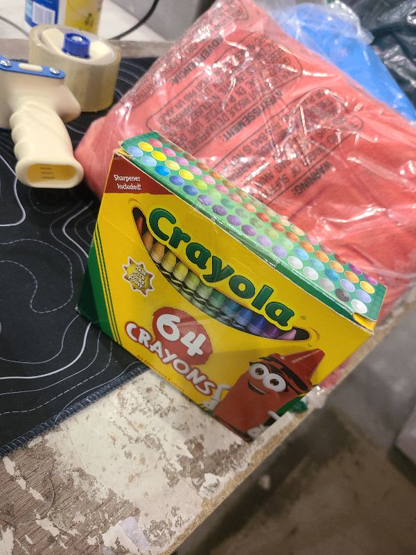 Photo 1 of 64-Pack Crayons with Sharpener