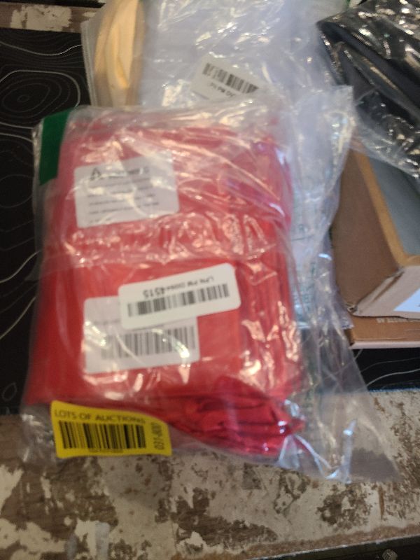 Photo 1 of AKLVBL 50 Pack 6x9.5 Red Satin Bags Small Gift Bags, Jewelry Bags, Drawstring Pouch, Wedding Favor Bags, Baby Shower Bags, Party Favor Bags,Satin Gift Bags