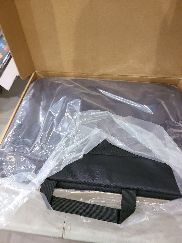 Photo 1 of Amazon Basics Laptop Carrying Case With Shoulder Strap, 15.6 inch, Black