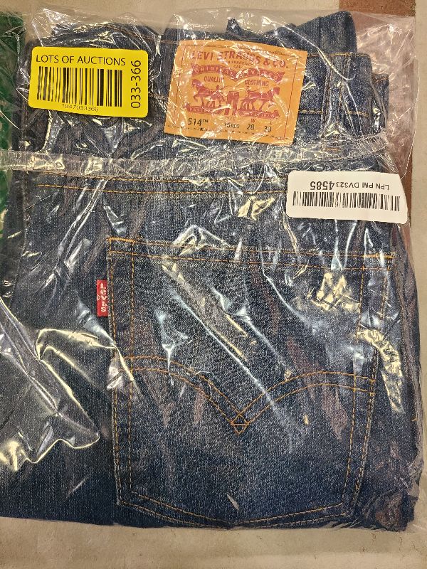 Photo 1 of  Levi's Men's 514 Straight Fit Cut Jeans size 16 reg 28x30