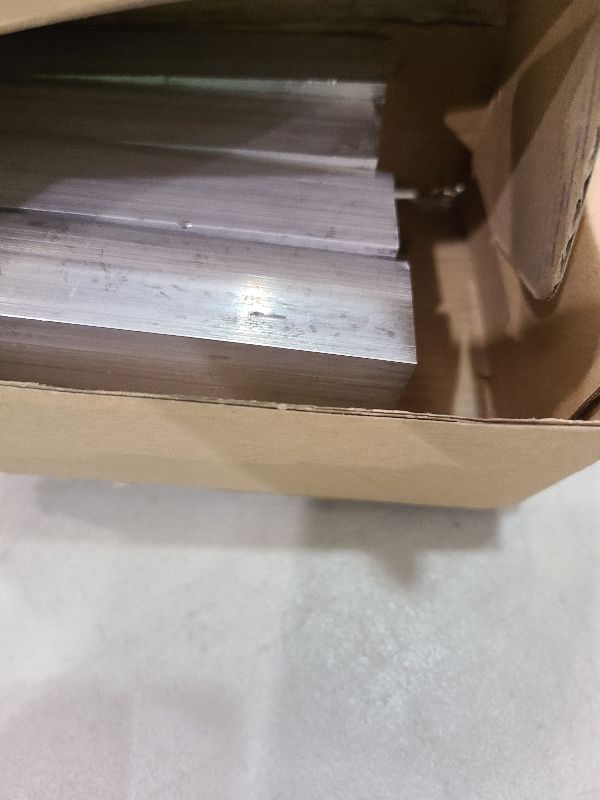 Photo 1 of 5 Pcs 1'' x 2 '' Square Aluminum Bar 4'' Long 6061 General Purpose Plate Block T6511 Aluminum Flat Bar for Milling Lathe Work
