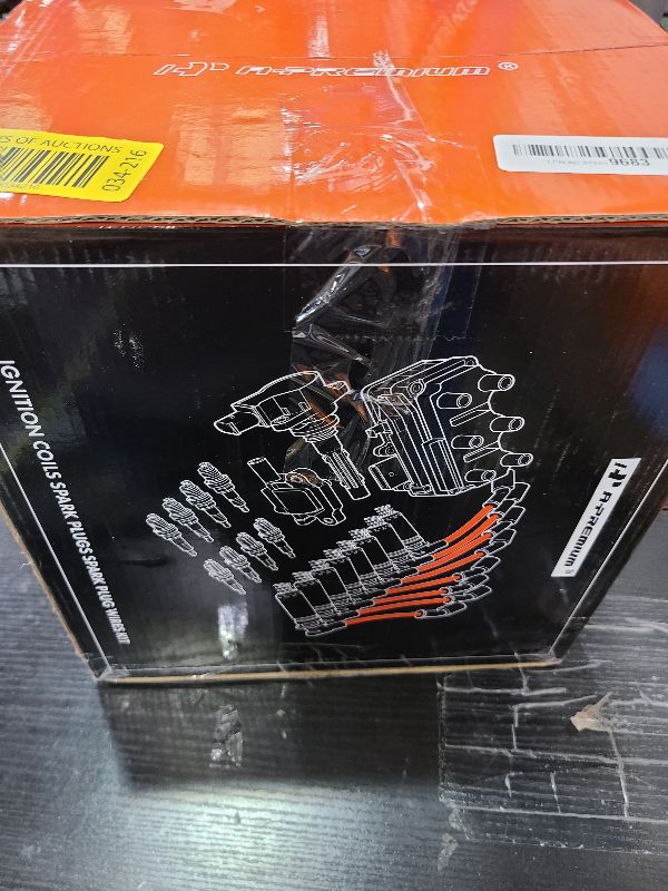 Photo 1 of A-Premium 2 Ignition Coils with 8 Spark plug Wires and 8 Iridium Spark Plugs Compatible with Ford F-150, F-250, E-150 Econoline, Crown Victoria, Expedition & Lincoln Town Car, 1996-1999, V8 4.6L