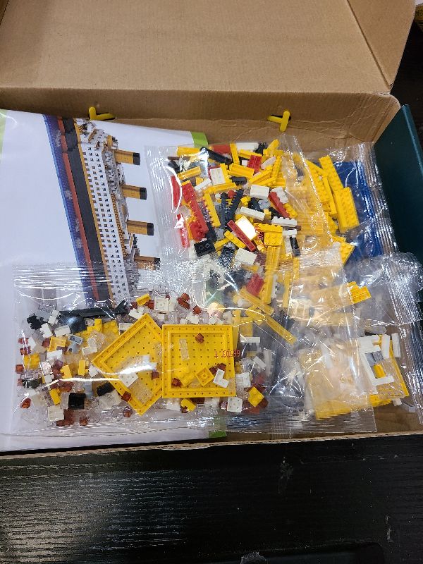 Photo 1 of 1860PCS Mini Blocks Titanic Ship Model Kit, Titanic Ship Toy Titanic Building Block Set, Titanic Toys for Kids Mini Bricks 3D Puzzle DIY Educational Titanic Toys for Kids Adults