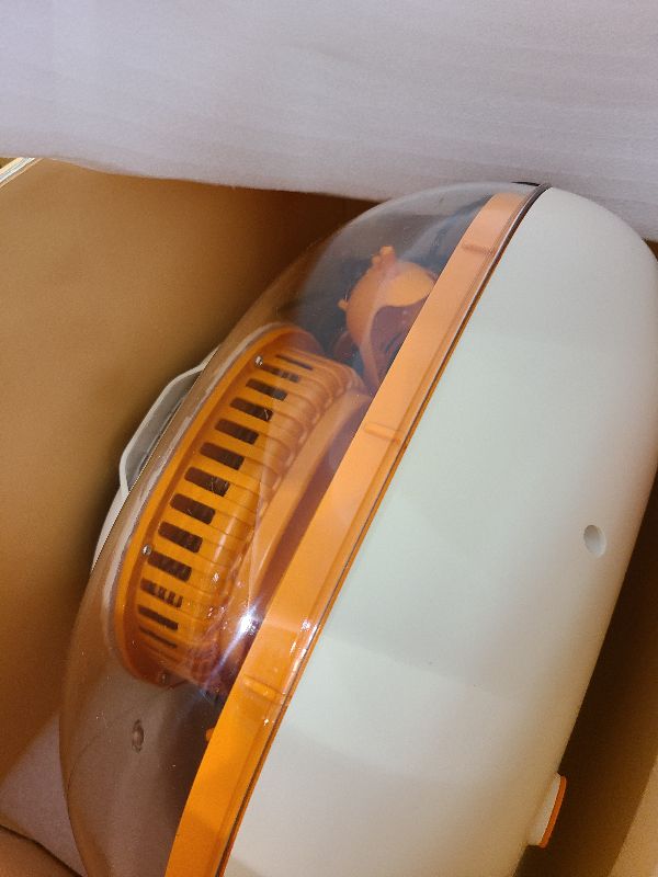 Photo 1 of [2024 Upgrade] 25 Egg Incubator, Automatic Egg Turner with Thermometer Seat and Humidity Control, Egg Candler, 360° View with Clear Window, Incubators for Hatching Chicks (Sunlit Orange)