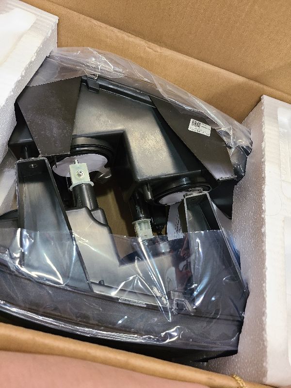 Photo 1 of ADCARLIGHTS Headlights Compatible with Chevy Express 2003-2024 GMC Savana 1500 2500 3500 4500 Clear Lens Black Housing Clear Corner Headlamp Replacement