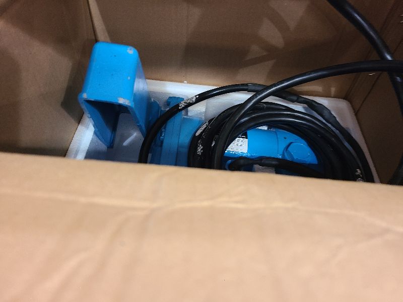 Photo 1 of 12 Volt 20 GPM Fuel Transfer Pump with Nozzle Kit for Transfer of Gasoline, Diesel, Kerosene, Ethanol & Methanol Blends & Biodiesel Blue (Fuse Required More than 50Amp)