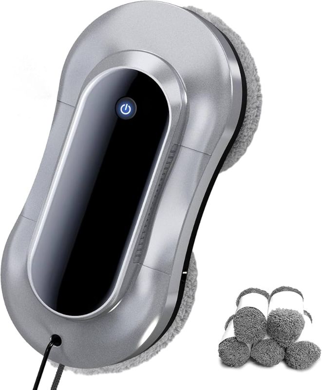 Photo 1 of  Smart Robot Window Cleaner, Auto Water Spray & AI Path Planning,Edge Detection & Remote Control, Window Cleaning Robot for Highrise Windows Glass Doors
