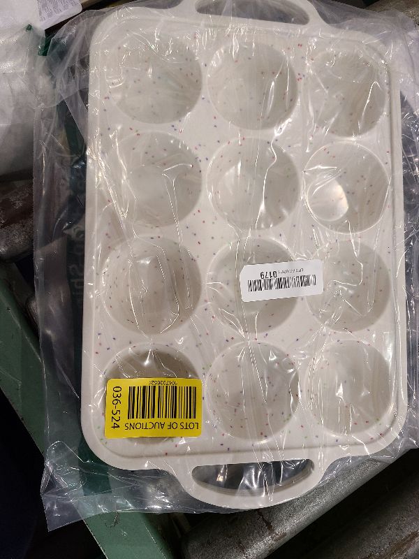 Photo 1 of 2Pack Silicone Muffin Pan for Baking with Metal Reinforced Frame, 12 Cup Regular Size Cupcake Pan, BPA Free Silicone Muffin Tray, Cupcake Baking Pan Molds for Oven Dishwasher Safe