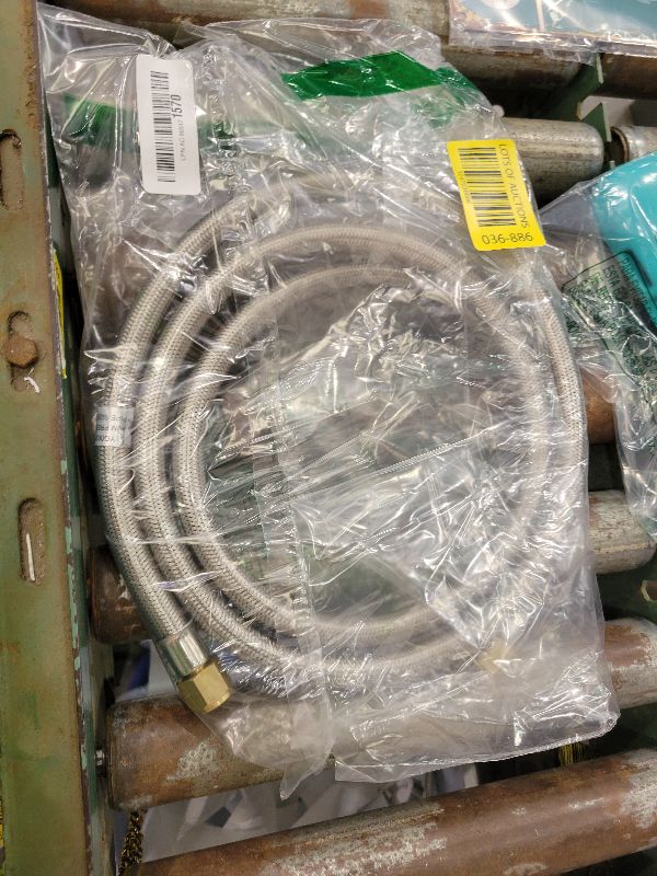 Photo 1 of 6 Feet Propane Hose Extension, Braided 3/8" Propane Extension Gas Line, 6ft Flexible LP Gas Line, Female to Female Flare on Both Ends, Brass Connector for Gas Grill, RV Application, Heater, Burner