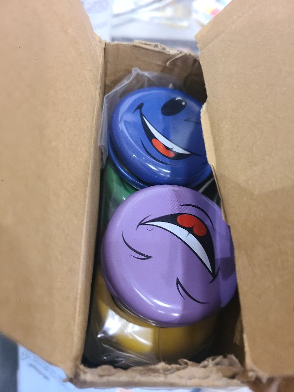Photo 1 of 20 Pack Smile Face Yo Yo Smile Face Assorted Colors Party Favors Toys for Birthday, 10 Colors