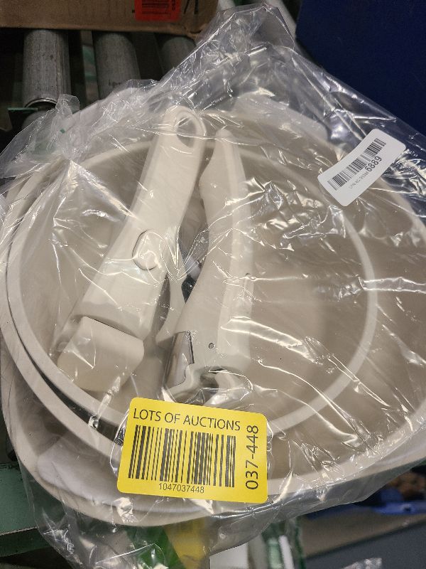 Photo 1 of **MISSING ONE OF THE POTS**
KIKCOIN Pots and Pans Set Non Stick: 7 Pack Ceramic Cookware Set with Detachable Handle, Healthy Non Toxic Kitchen Cooking Pots with Frying Pans, Grill Pan