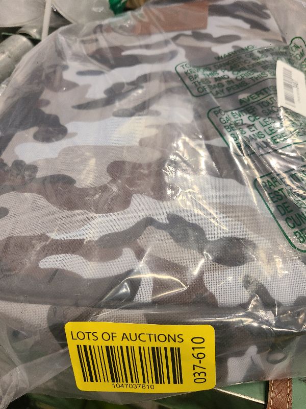 Photo 1 of Wellmax 10-Piece Stainless Steel Camping Cooking Set – Compact All-in-One Cookware Kit with Utensils & Travel Bag for Campers, Hikers, Outdoor Adventures, Grey Camo Color