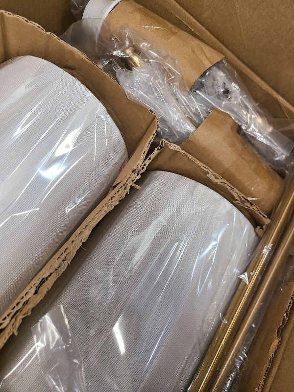 Photo 1 of 24.5 Inch Wall Sconces Battery Operated Set of 2, Rechargeable Wireless Wall Sconces Lights with Remote, Not Hardwired Dimmable Gold Wall Lamps with White Fabric Shade for Bedroom, 2 Bulbs Included