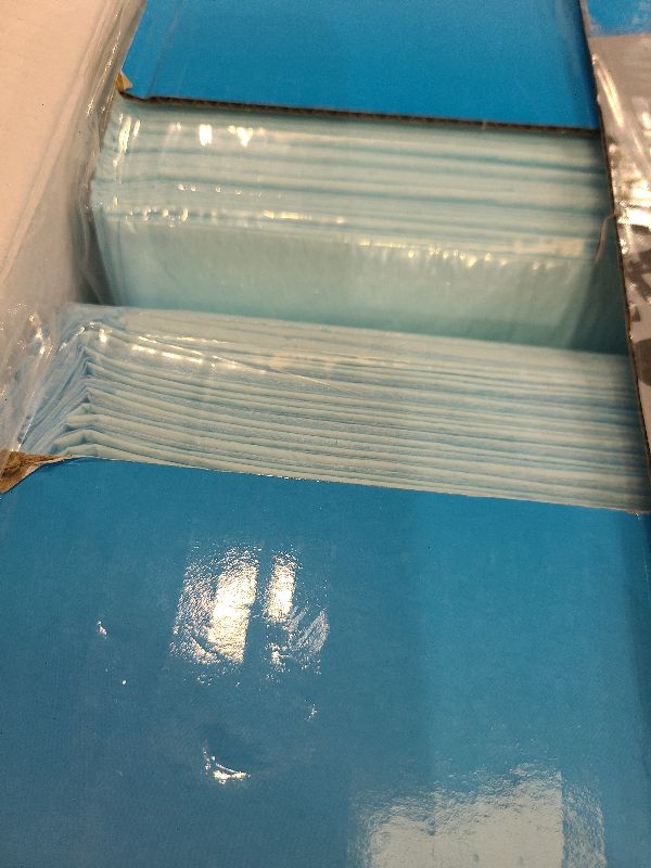 Photo 1 of 100 Count 22” x 22” Super Absorbency Disposable Underpads, Leakproof Quick Drying Disposable Pads for Baby, Puppy and Adults, Puppy Pads, Cat Pee Pads for Dogs, Potty Puppy Training Pads