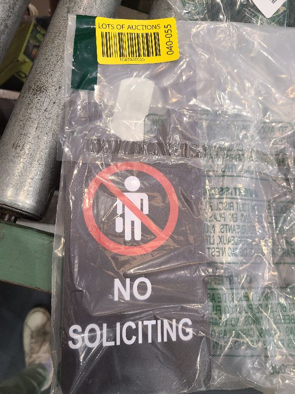 Photo 1 of 3.5x9.5 inch 5 PCS No Soliciting Door Hanger Tags for Home and Company Door