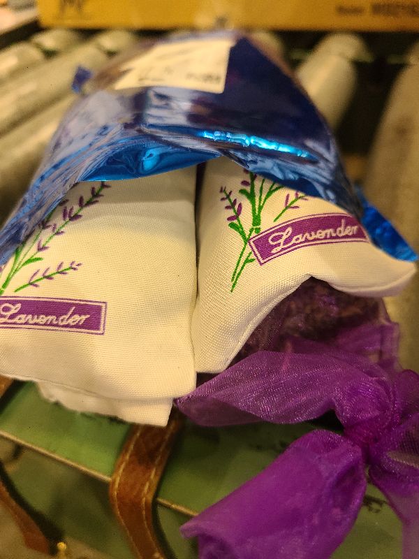 Photo 1 of 8 Packs French Lavender Sachets for Drawers and Closets Fresh Scents, Home Fragrance Sachet Sleep, Purple Sachets