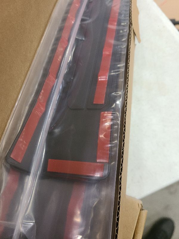 Photo 1 of 4PCS Car Door Sill Protector,Anti-Scratch Rubber Car Door Protector Edge Guards for Door Steps,Universal Waterproof Door Threshold Strips Exterior Accessories for Car Truck SUV (Black, Width 1.57")
