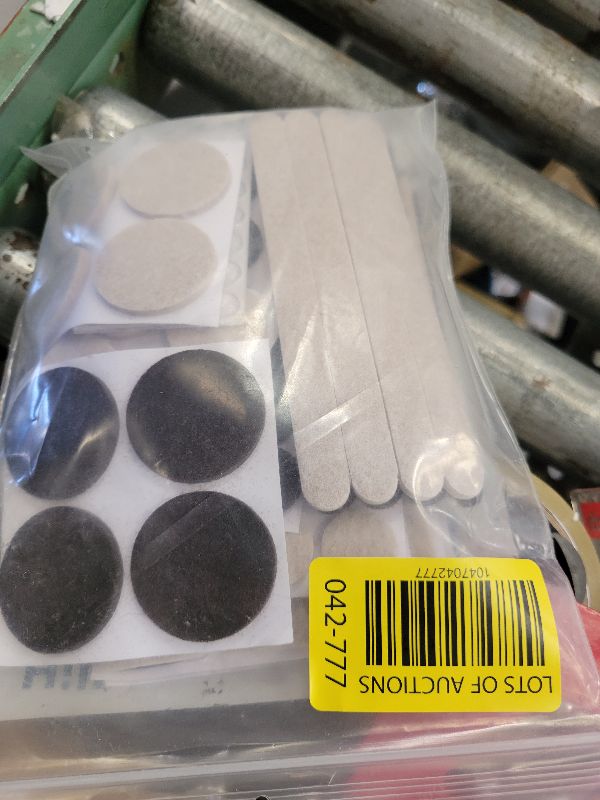 Photo 1 of 165 Piece Two Colors - Variety Size Furniture Felt Pads. Self Adhesive Pads with Transparent Noise Reduction Bumpers. Floor Protectors for Hardwood & Laminate Flooring-165 Piece