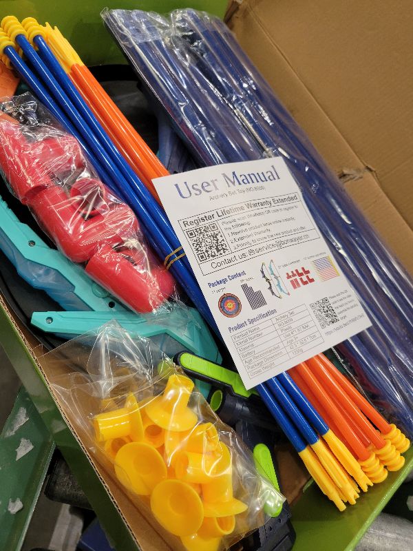 Photo 1 of 2 Pack Bow and Arrow Set for Kids, Light Up Archery Set with 14 Suction Cup Arrows, Archery Targets Outdoor Games for Kids Ages 4-8 8-12, Birthday Gifts Toys for 5 6 7 8 9 10 11 12 Year Old Boys Girls
