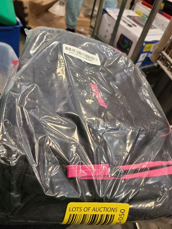 Photo 1 of AEROBIX Pink Pickleball Bag for Women & Men, Pickle Ball Backpack - Upgraded Zippers, Large Capacity, Padded Paddle Pocket, Adjustable Sling Bag (No Accessories)