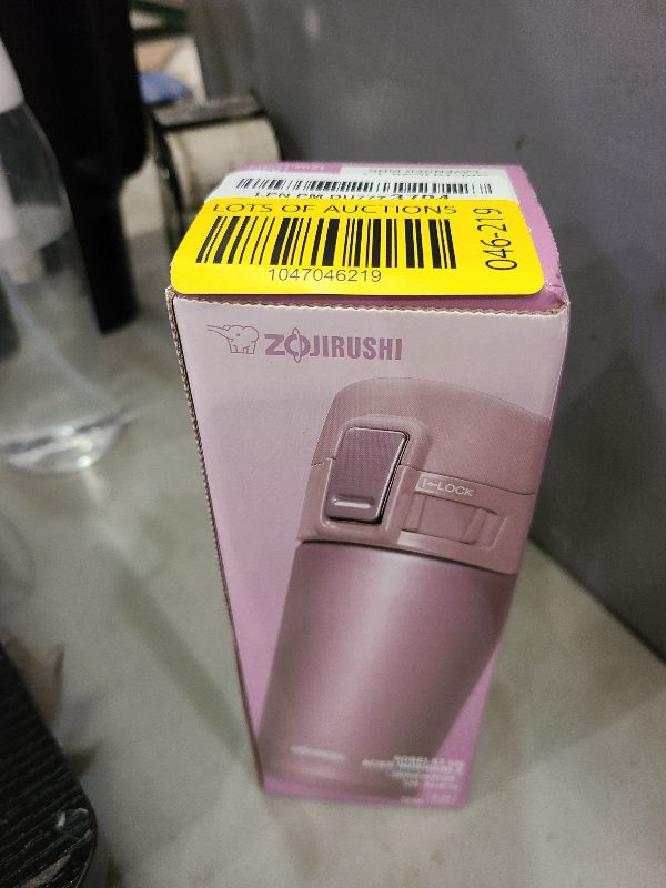 Photo 1 of Zojirushi Stainless Mug, 12 Fluid Ounce, Lavender Pink