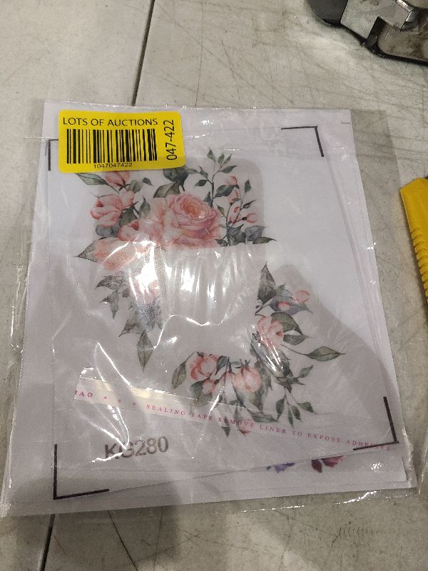 Photo 1 of 4 PCS Removable Fresh Plants Flower Switch Stickers Peony Rose Leaf Light Switch Decal Socket Decor Light Switch Cover for Kids Girls Bedroom Living Room Nursery Bathroom (A)