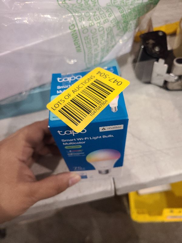 Photo 1 of Tapo TP-Link Smart Light Bulbs, 1100 Lumens High Brightness(75W Equivalent), Matter-Certified, 16M Colors RGBW LED Bulb, Dimmable, CRI>90, Voice Control w/Siri, Alexa & Google Home, A19 E26 L535E