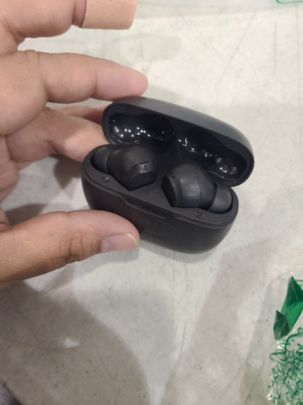 Photo 1 of JBL Vibe Beam - True Wireless JBL Deep Bass Sound Earbuds, Bluetooth 5.2, Water & Dust Resistant, Hands-free call with VoiceAware, Up to 32 hours of battery life (Black)