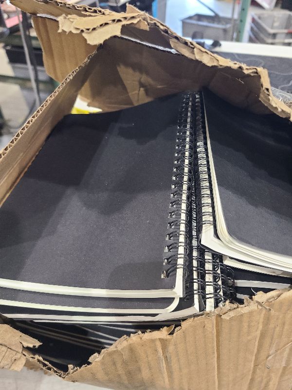Photo 1 of miikoul 60 Packs A5 Spiral Notebooks, Black Ruled Notebooks Bulk, 8.3"×5.5", 60 Sheets/120 Pages, Hardcover Lined Journal Notepad Travel Notebooks for Office and School Supplies
