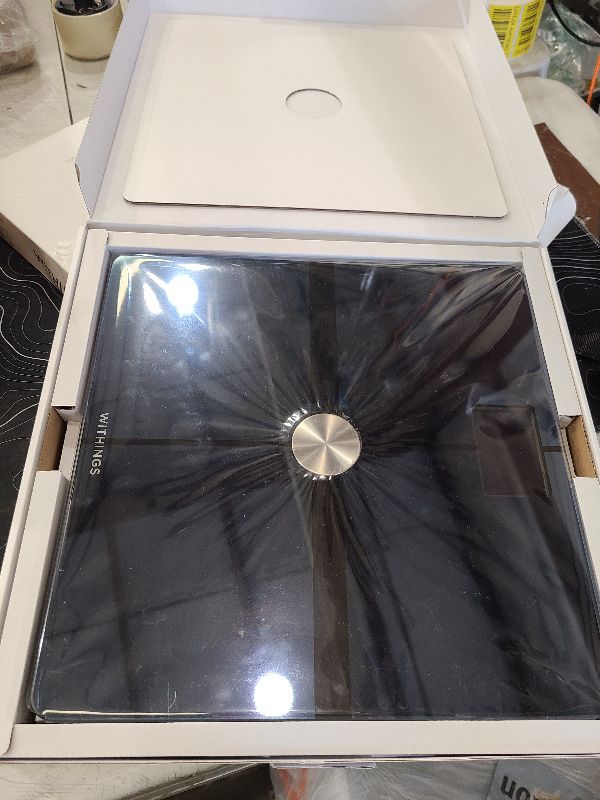 Photo 1 of WITHINGS Body Smart - Accurate Scale for Body Weight and Fat Percentage, Body Composition Wi-Fi and Bluetooth Weight Scale, Baby Weight Scale, Smart Scale Apple Health Compatible, Bathroom Scale