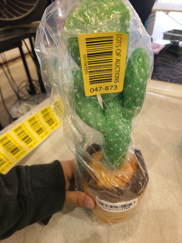 Photo 1 of [Update Volume Adjustable] Talking Cactus Toy Mimics Back, Gift Package Repeat Talking Cactus Plush Toys - Talking Sing+Repeat+Dancing+Recording+Rainbow Led Cactus Toy(15 Second Recording)